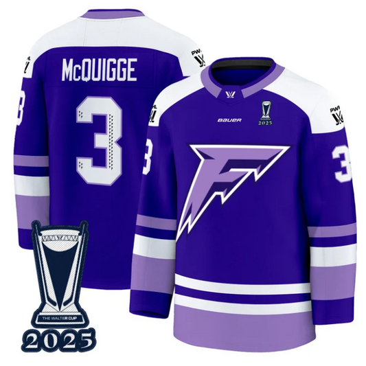 Brooke McQuigge Jersey #3 Minnesota Frost 2025 PWHL Champions Premium Stitched