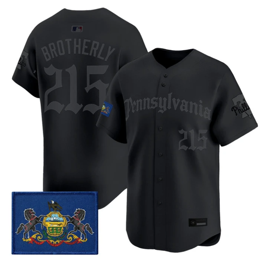 Brotherly Jersey #215 Phillies Pennsylvania Gothic Edition Stitched