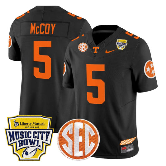 Bru McCoy Jersey #5 Tennessee Vols 2025 Music City Bowl Stitched