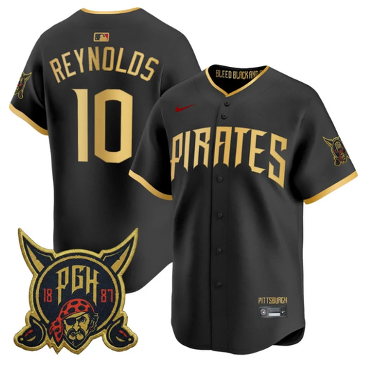 Bryan Reynolds Jersey #10 Pittsburgh Pirates 2026 City Connect Stitched