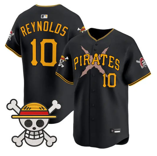 Bryan Reynolds Jersey #10 Pittsburgh Pirates One Piece Premier Stitched