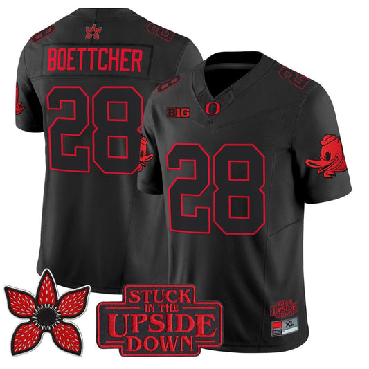 Bryce Boettcher Jersey #28 Oregon Ducks Stranger Things Edition Limited Stitched