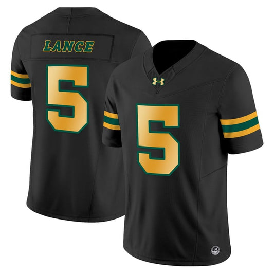 Bryce Lance Jersey #5 North Dakota State Bison Vapor Limited Stitched Black