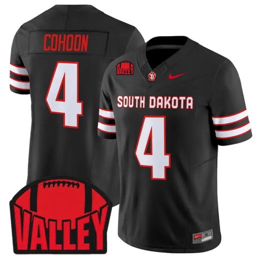 Bryce Cohoon Jersey #4 South Dakota 2026 Vapor Limited Stitched