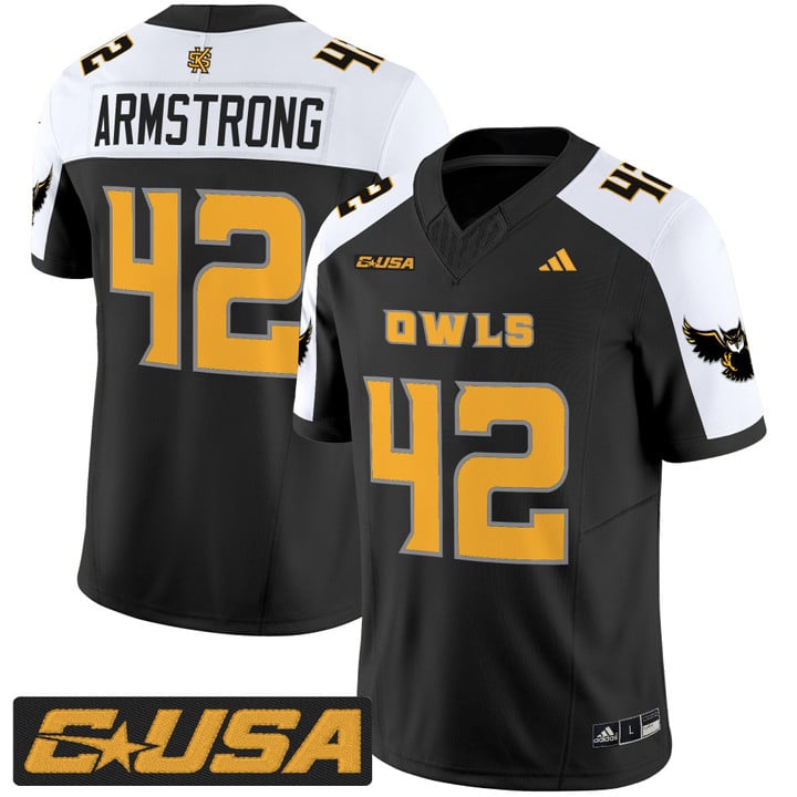 Bryson Armstrong Jersey #42 Kennesaw State Owls 2025 Vapor Stitched