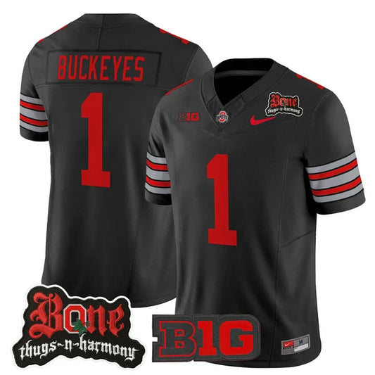 Buckeyes Jersey #1 Ohio State Buckeyes Bone Thugs-N-Harmony Stitched