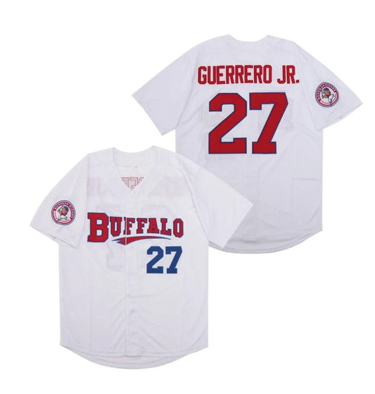 Buffalo Bisons Guerrero Jr. Baseball Jersey White