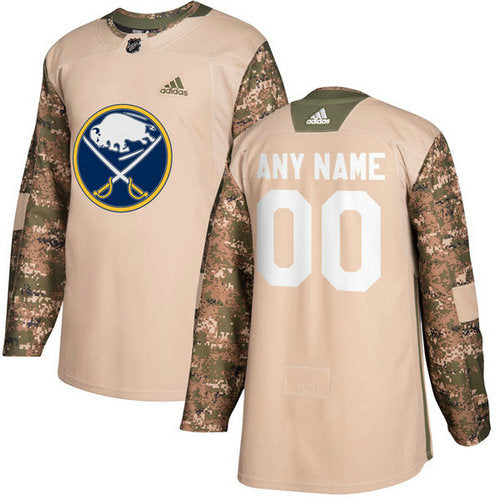 Buffalo Sabres Camo Veterans Day Custom Practice Jersey