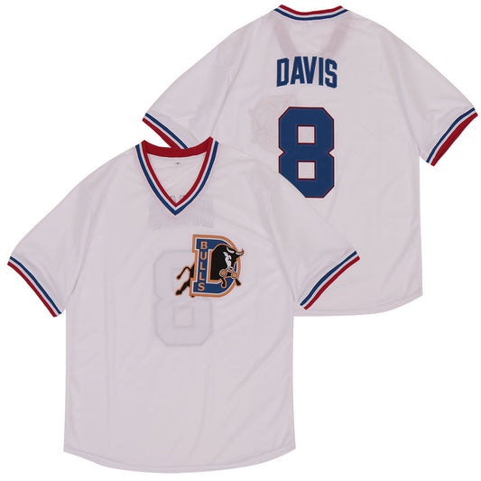 Bull Durham Crash David #8 Movie Baseball Jersey