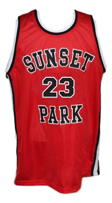 Busy Bee Jersey #23 Sunset Park Movie Basketball New Sewn Red
