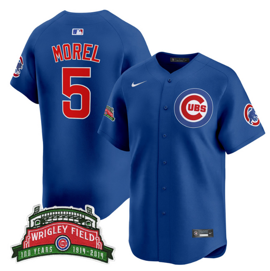 Christopher Morel Jersey #5 Chicago Cubs Wrigley Field Style Vapor Premier Limited Stitched Royal