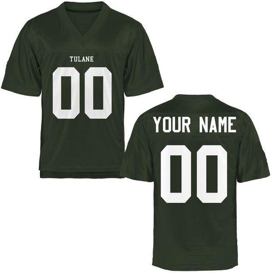 Custom Tulane Green Wave Jersey Name and Number NCAA College Football