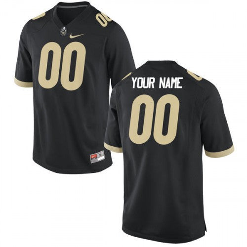 Custom Purdue Boilermakers Jersey Name and Number NCAA College Football Replica Black