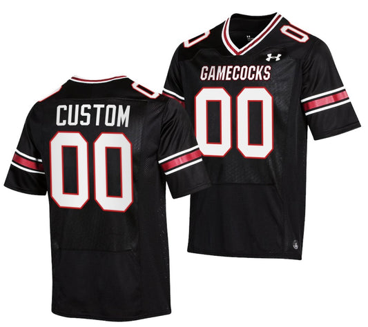 Custom South Carolina Gamecocks Jersey Name and Number College NCAA Football Replica Black