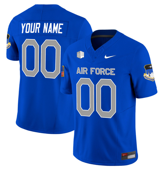 Custom Air Force Falcons Jersey Vapor Limited Football Stitched Royal