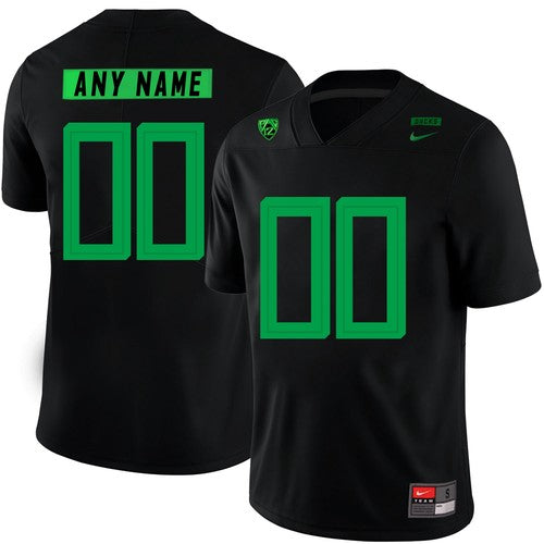Custom Oregon Ducks Jersey Name and Number NCAA College Football Black