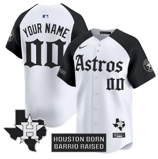 Custom Houston Astros Jersey Gothic Edition Vapor Premier Limited Stitched Alternate