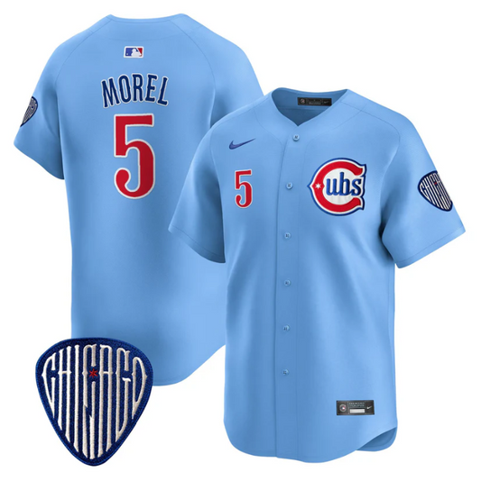 Christopher Morel Jersey #5 Chicago Cubs Blue Alternate Vapor Premier Limited Stitched Blue