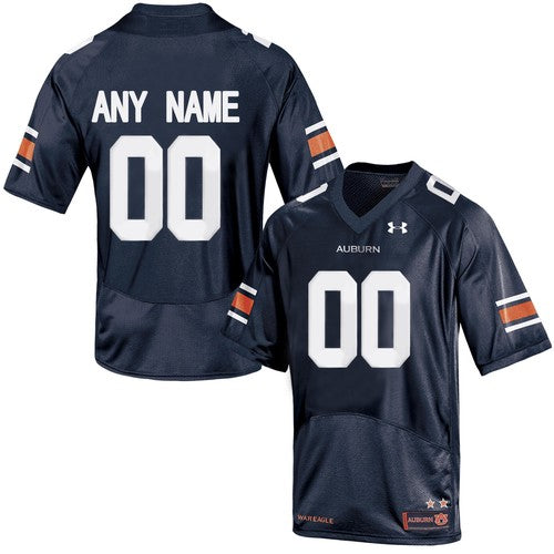 Custom Auburn Tigers Jersey Name and Number College NCAA Football Navy