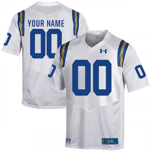 Custom UCLA Bruins Jersey Name and Number NCAA College Football White