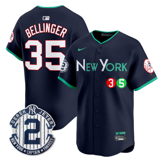 Cody Bellinger Jersey #35 New York Yankees City Connect Vapor Premier Limited Stitched Navy