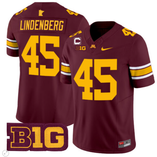 Cody Lindenberg Jersey #45 Minnesota Golden Gophers Vapor Limited Football Maroon