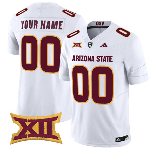 Custom Arizona State Sun Devils Jersey Name, Number 2025 Stitched White