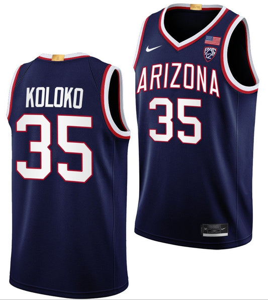 Christian Koloko Jersey Arizona Wildcats College Basketball Limited #35