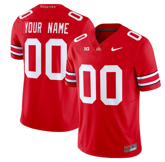 Custom Ohio State Buckeyes Jersey Name, Number Football Stitched Red