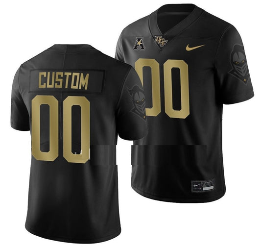 Custom UCF Knights Jersey Name and Number NCAA College Football Alternate Black