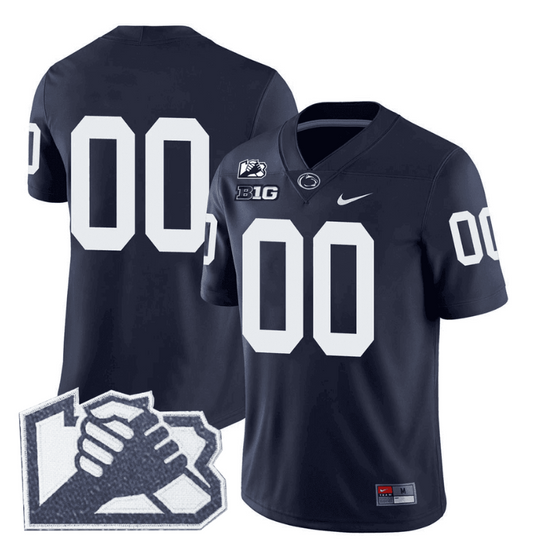 Custom Penn State Nittany Lions Jersey Unity Patch Vapor Limited Stitched Navy