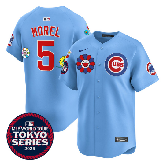 Christopher Morel Jersey #5 Chicago Cubs Tokyo Series 2025 Vapor Premier Limited Stitched Blue