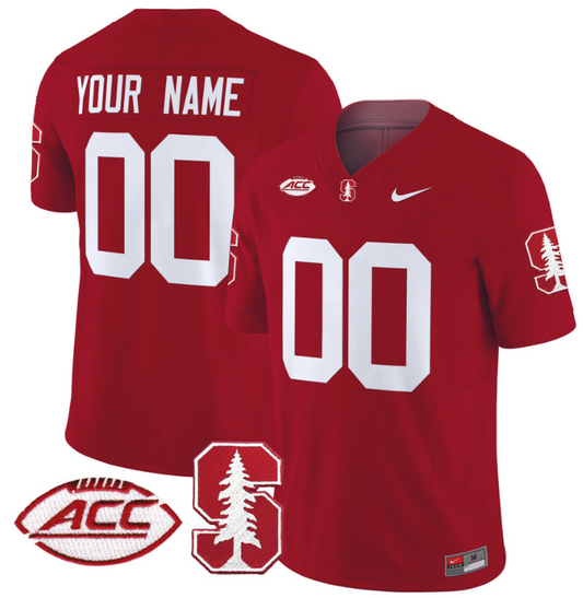Custom Stanford Cardinal Jersey Name and Number Vapor Limited College Football Stitched Crimson