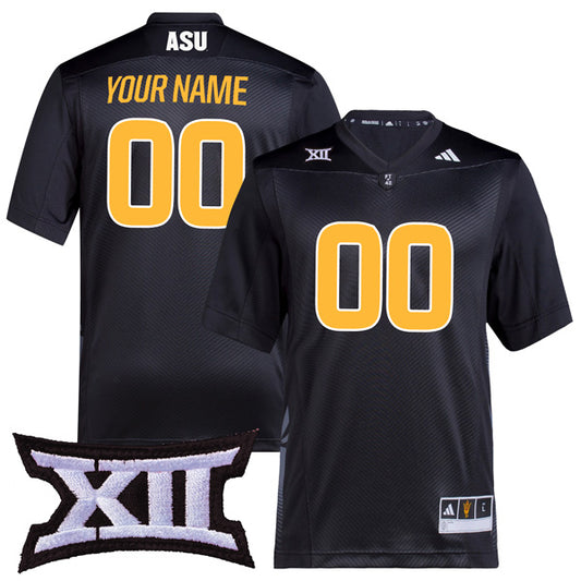 Custom Arizona State Sun Devils Jersey Name and Number College Football Black Premier – All Stitched