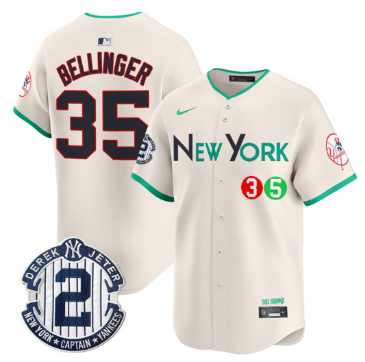 Cody Bellinger Jersey #35 New York Yankees City Connect Vapor Premier Limited Stitched Cream