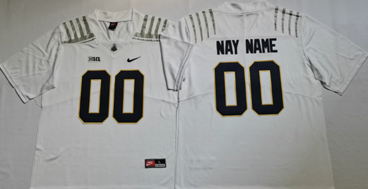 Custom Purdue Boilermakers Jersey Name and Number NCAA College Football White