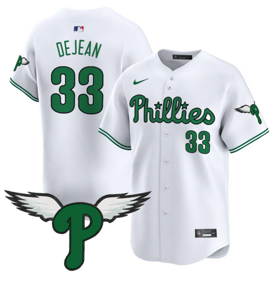 Cooper DeJean Jersey #33 Philadelphia Phillies 2025 Vapor Premier Limited Stitched White