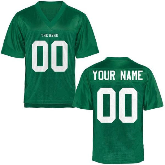 Custom Marshall Thundering Herd Jersey Name and Number NCAA College Football