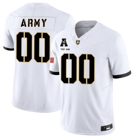 Custom Army Black Knights Jersey Name, Number 101st Airborne Division Honoring White
