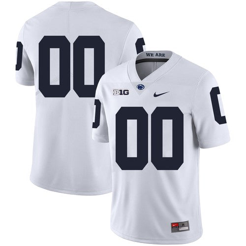 Custom Penn State Nittany Lions Jersey Name and Number NCAA College Football White