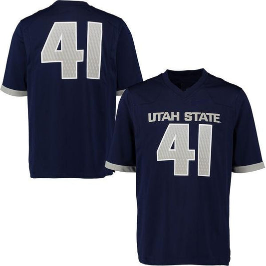 Custom Utah State Aggies Jersey Name and Number NCAA College Football Style 2