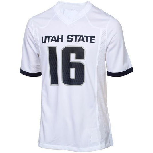 Custom Utah State Aggies Jersey Name and Number NCAA College Football Style 3