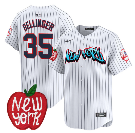 Cody Bellinger Jersey #35 New York Yankees Apple Patch Vapor Premier Limited Stitched Pinstripe