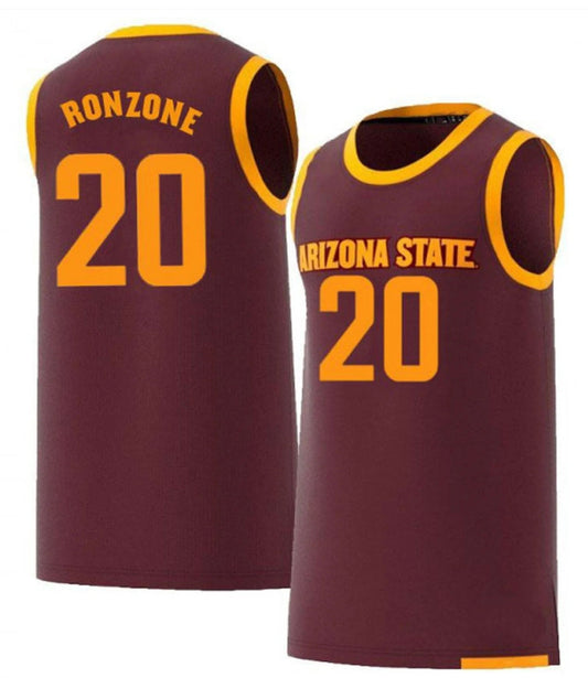 Cade Ronzone Jersey #20 Arizona State Sun Devils College Basketball