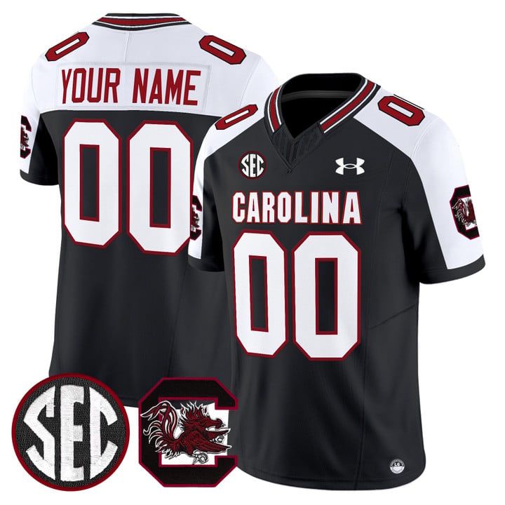 Custom South Carolina Gamecocks Jersey 2025 Limited Stitched Black Alternate