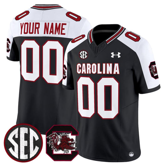 Custom South Carolina Gamecocks Jersey 2025 Limited Stitched Black Alternate