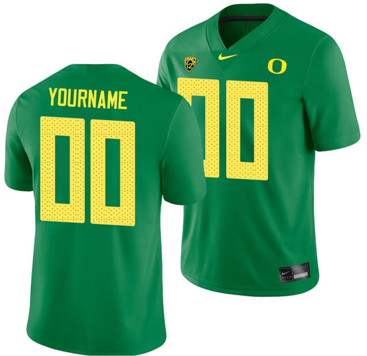 Custom Oregon Ducks Jersey Name and Number NCAA College Football Green