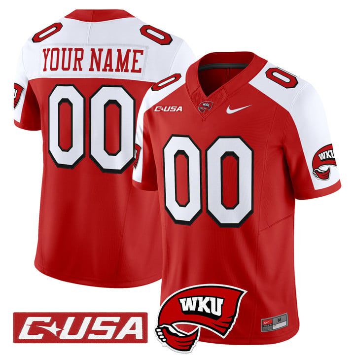 Custom Western Kentucky Hilltoppers Jersey 2025 Vapor Limited Stitched