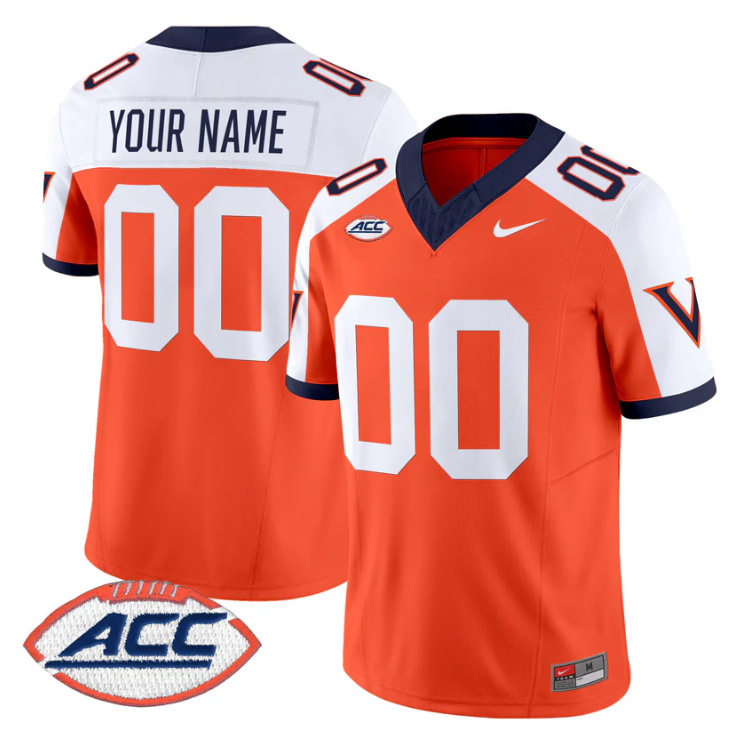 Custom Virginia Cavaliers Jersey Name, Number 1995 Throwbacks Stitched
