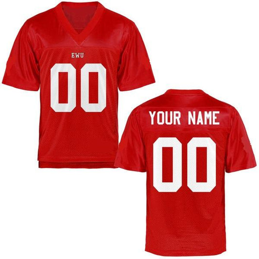 Custom Eastern Michigan Eagles Jersey Name and Number NCAA College Football Red